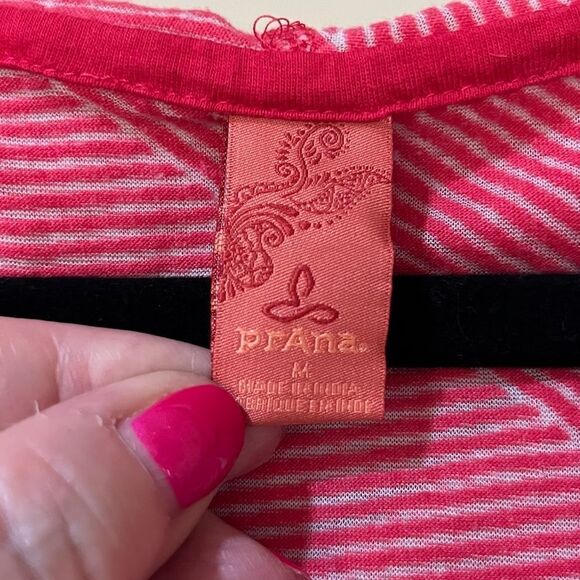 PRANA Vinyasa Hoodie Azalea Pink Women’s Size Medium - Picture 7 of 7